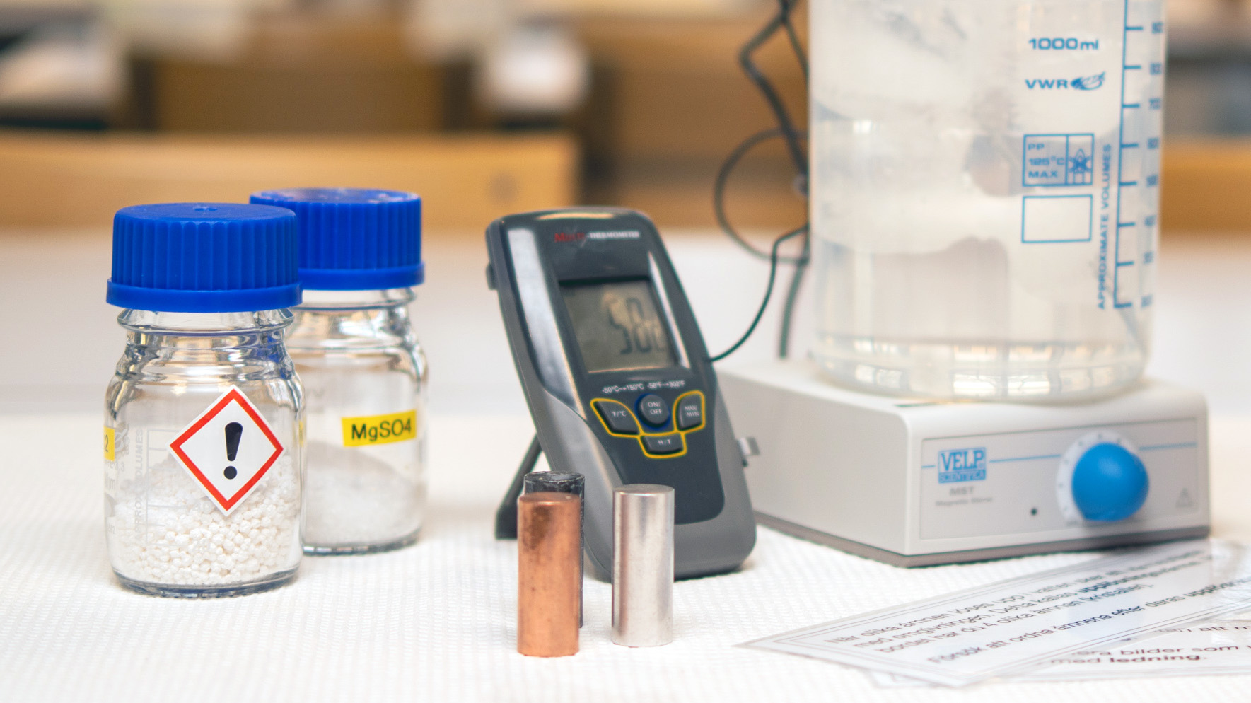 Bägare och mätinstrument