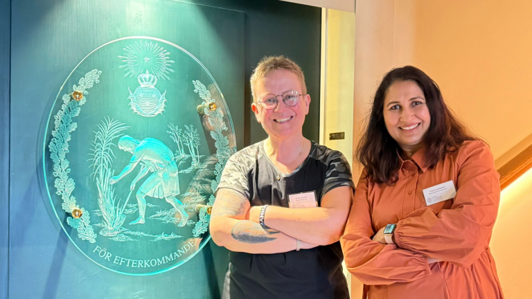 Jenny Jansson och Preeti Gahlawat