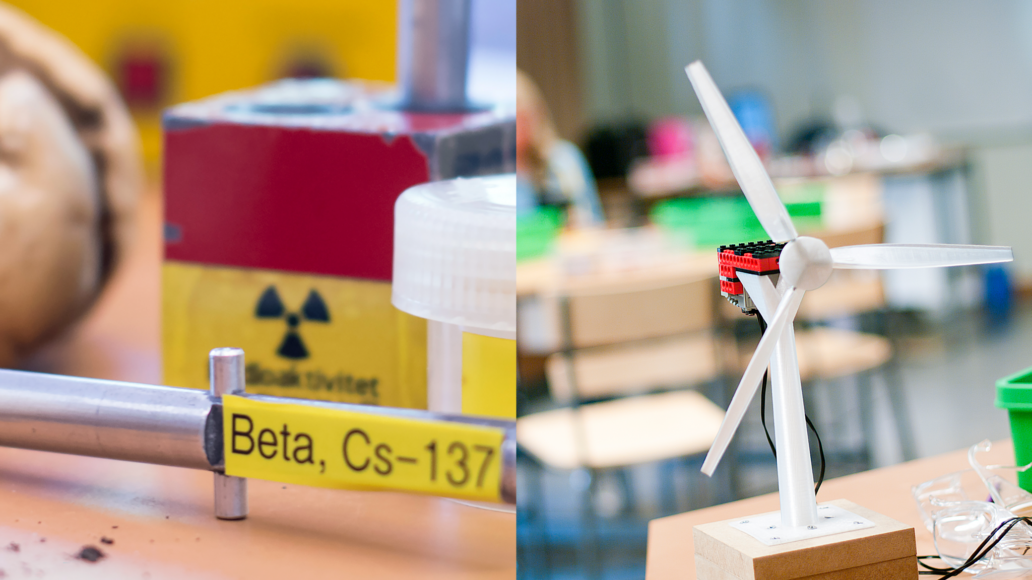 Radioaktivt preparat och vindsnurra