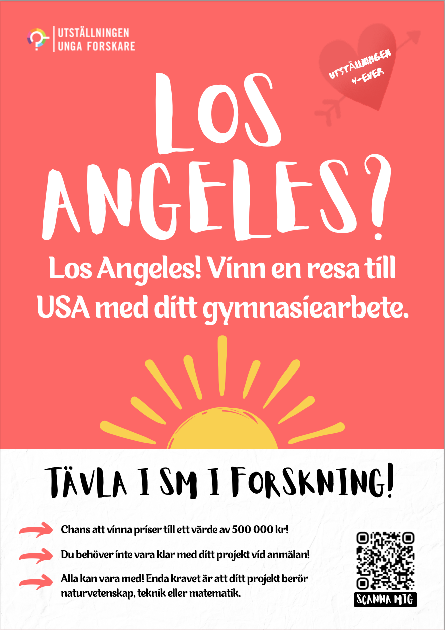 Los Angeles? Vinn en resa till USA med ditt gymnasiearbete